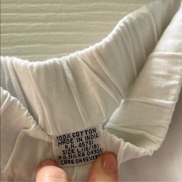 Vintage Miss Bennington Tiered White Skirt similar to Doen Sebastiene M/L - Picture 7 of 8